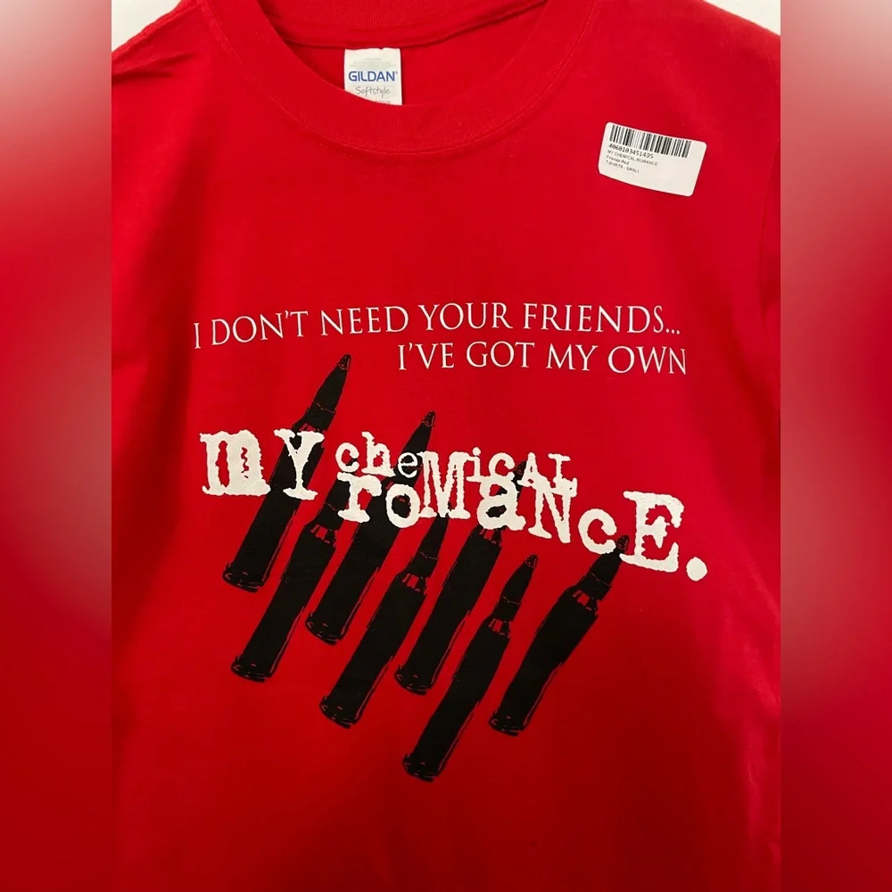 My Chemical Romance | Red Friends Shirt - Picture 2 of 3
